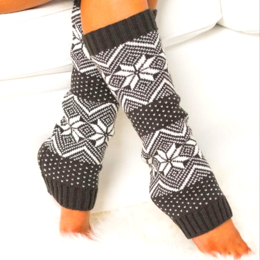 Snowflake Leg Warmers